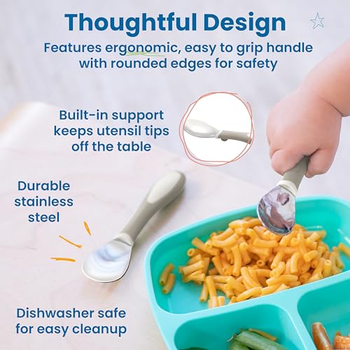 ECR4Kids My First Meal Pal Stainless Steel Spoons