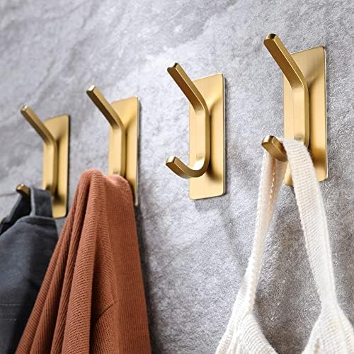 Sturdy Gold Towel Hooks for Bathroom Bedroom
