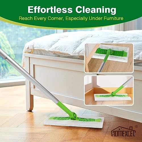 HOMEXCEL Dry Mop Pads for Swiffer Sweeper 64 Count