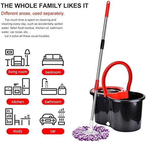 PULNDA Microfiber Mop Bucket Set
