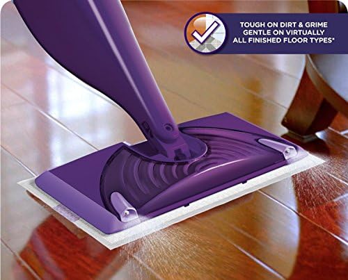 swiffer wetjet starter kit - reusable electric floor mop complete