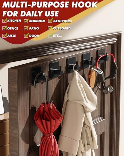 auxmir Self adhesive wall hooks
