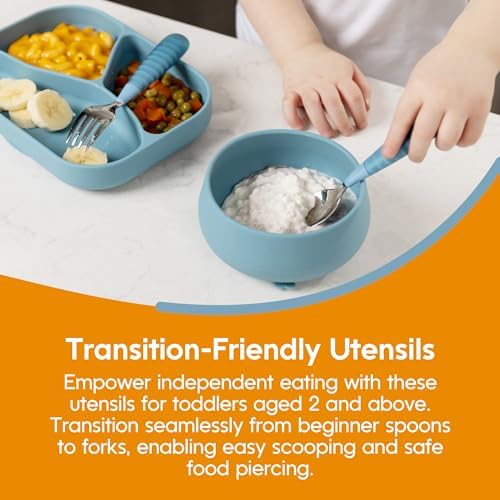 Perfect Solid Feeding Set for Toddler Easy to Use Safe and Durable