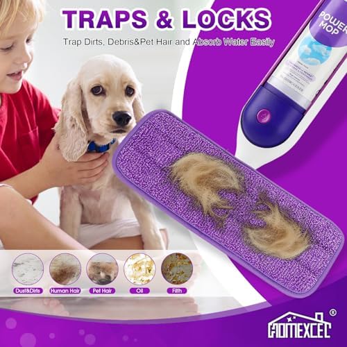 Reusable Microfiber Mop Pads for Swiffer PowerMop