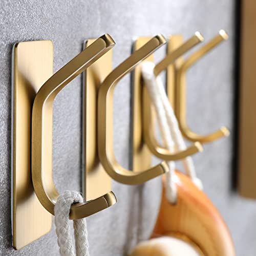 Sturdy Gold Towel Hooks for Bathroom Bedroom