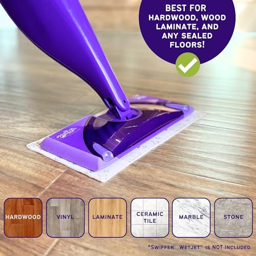 48-Pack Microfiber Floor Cleaner Spray Mop Refill for Swiffer WetJet