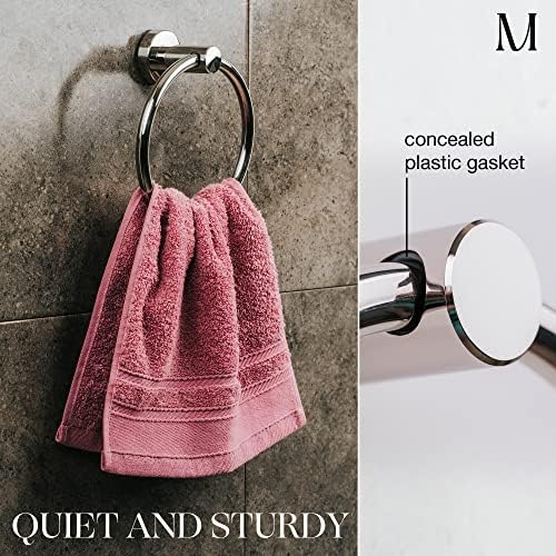 Premium Chrome-Finish Heavy Duty SUS 304 Towel Ring