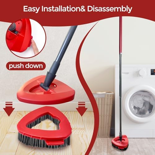 Durable Scrub Brush Set for Mopping Hard Surfaces