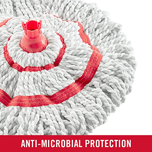 Rechargeable Microfiber Twist Mop Kit Machine Washable Deep Clean Multi-Surface Use