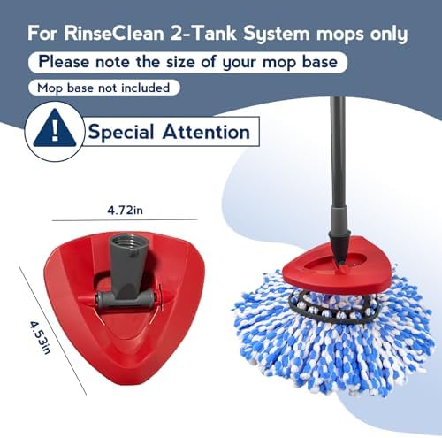 Nuorest 2-Tank Spin Mop Replacement Head 3 Pack