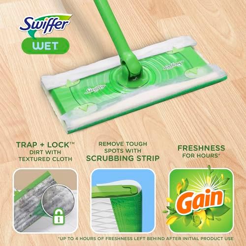 24 Swiffer Wet Mopping Cloth Multi-Surface Floor Cleaner