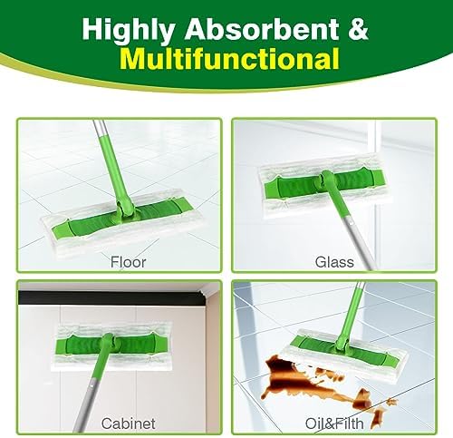 HOMEXCEL Dry Mop Pads for Swiffer Sweeper 64 Count