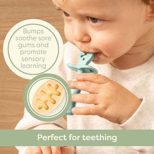 Ergonomic Silicone Baby Feeding Spoons for 6 Months