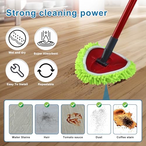Microfiber Chenille Mop Heads for O-Cedar 1 Tank System