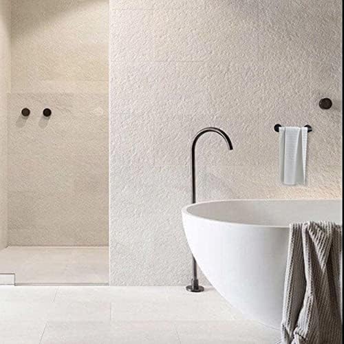 Stainless Steel Towel Rack Matte Black 9-Inch BathroomHardware Set