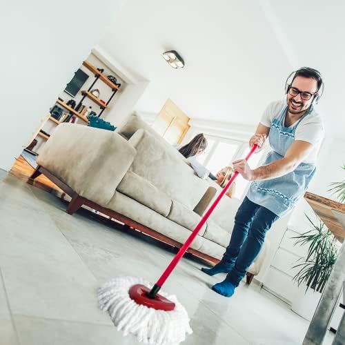 4-Pack of Microfiber Mop Heads