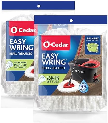 O-Cedar EasyWring Mop Refill Pack of 2