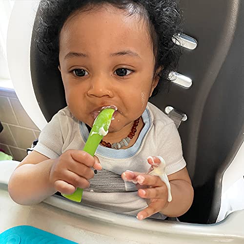 Ergonomic Baby Training Fork and Spoon Set