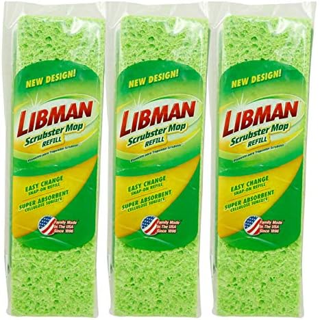 3-Pack of Extra-Absorbent Libman Mops
