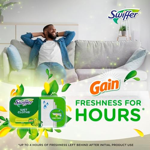 24 Swiffer Wet Mopping Cloth Multi-Surface Floor Cleaner