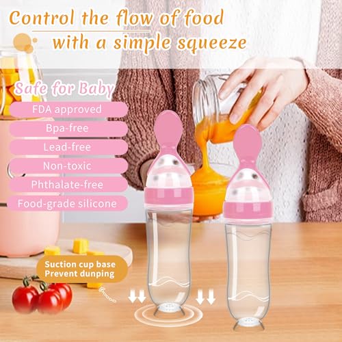WAJIAYON Baby Food Feeder 4-Pack for Kids