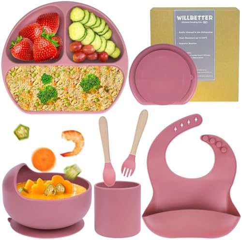 Adorable Silicone Baby Feeding Set