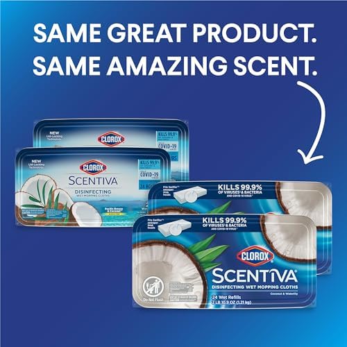 Clorox Scentiva disinfecting wet mop pad