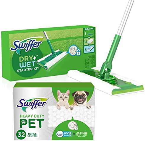 Swiffer Sweeper Mop Starter Kit Bundle