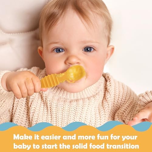 DF DUALFERV silicone baby spoons 8-pc set for weaning