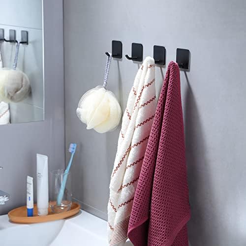 Sturdy 4-Pack Towel Hooks