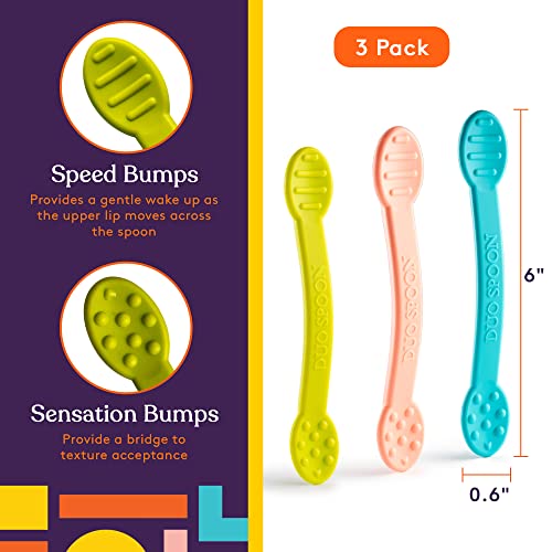 Special Supplies Duo Spoon Oral Motor Therapy Tools 3-Pack