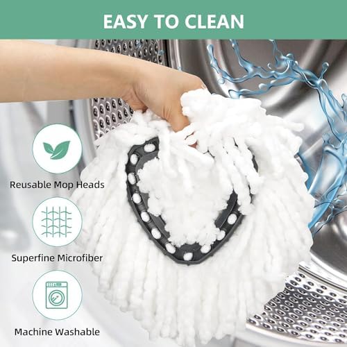 Deep Cleaning Design - Isquene 5-Pack Mop Replaceable Heads