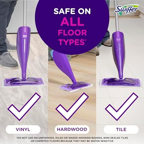 Swiffer WetJet Refill Pad for Hardwood Floors multi-surface bathroom cleaning