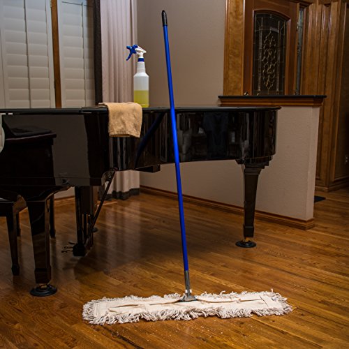 Carlisle FoodService 36201300 Dust Mop Handle 60 Inches Blue