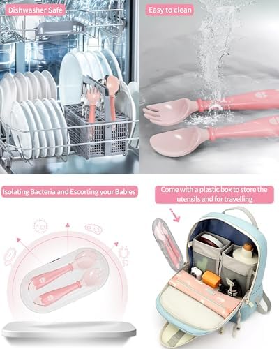 Deejoy Baby Utensils Set for Toddler