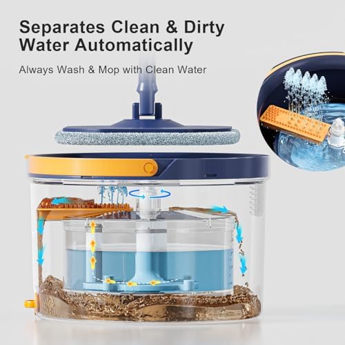Cleaner Hygienic and Compact Spin Mop