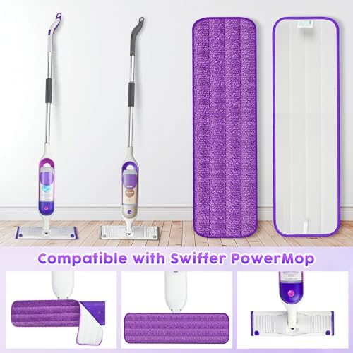 Swiffer PowerMop Compatible Reusable Mop Pads 6 Pack