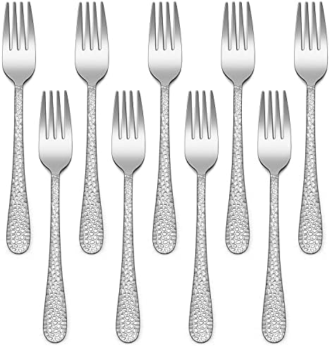 HaWareStainless Steel Kids Forks 9-Piece Set for ToddlerBaby Feeding Essentials