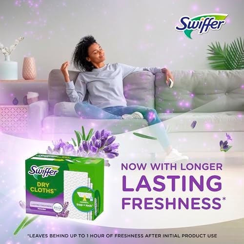 Swiffer Sweep Mop 52ct Pure Durable Odor Neutralizing