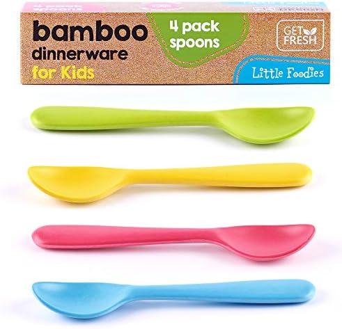 G Et Fresh Reusable Bamboo Spoons Set for Kids