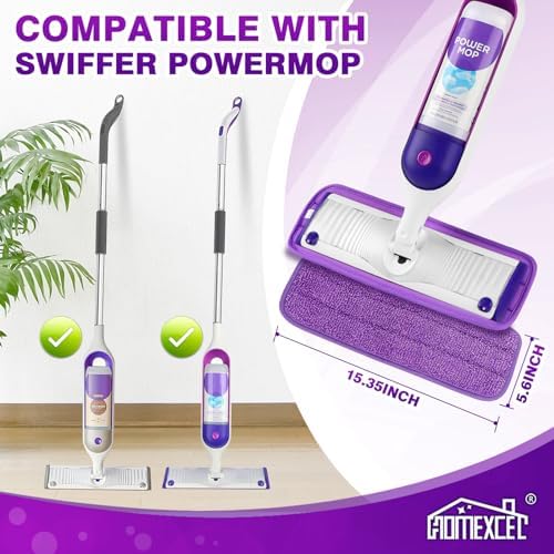 Reusable Microfiber Mop Pads for Swiffer PowerMop