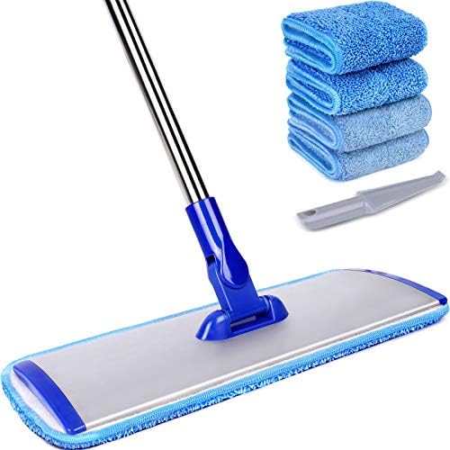 18 Professional Microfiber Mop Clean Hard Surfaces Effortlessly