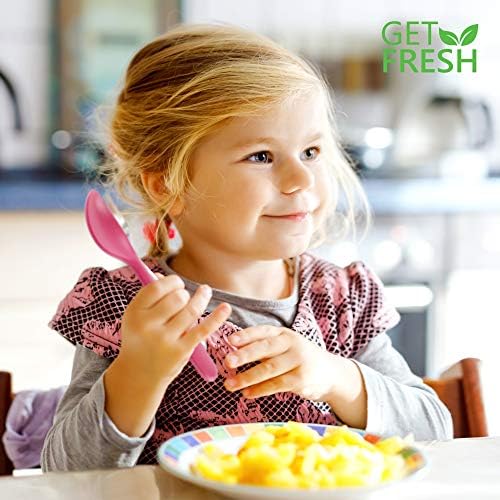 G Et Fresh Reusable Bamboo Spoons Set for Kids