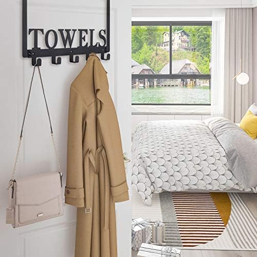 Premium Over The Door Towel Rack by Kuhome