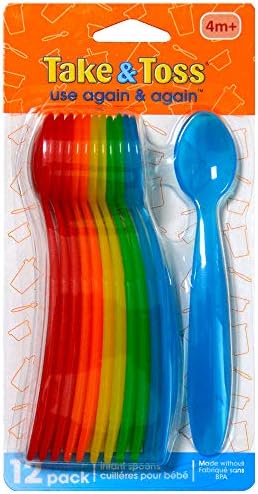 The First Years Take Toss Spoons 12 Piece Set for Infants