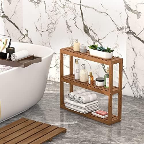 Hot New Arrival Bamboo Storage Rack for Bathroom Bedroom