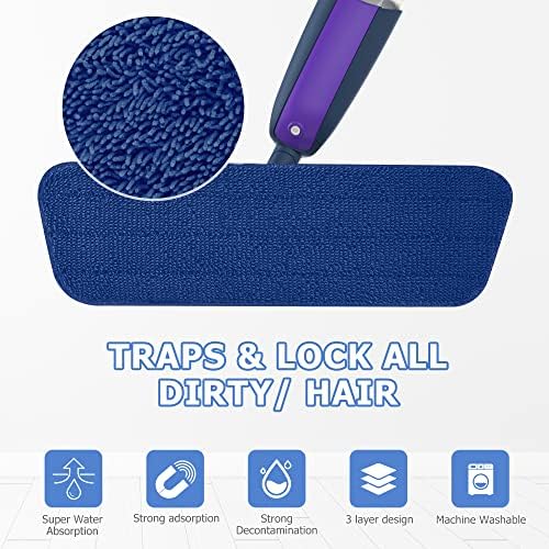 MEXERRIS Microfiber Wood Floor Mop