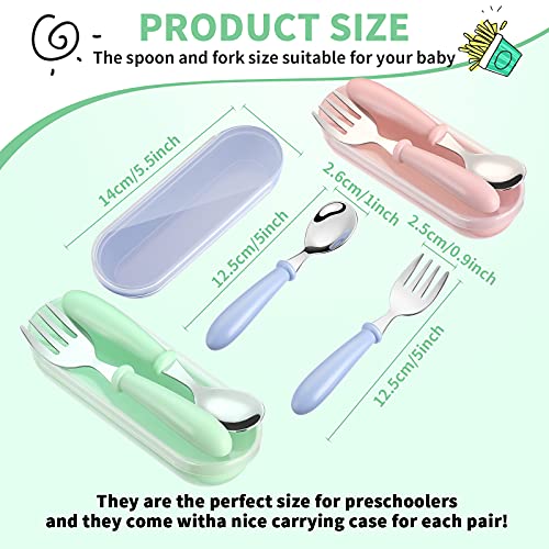 Perfect Toddler Utensils for Kids Travel Case