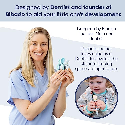 BIBaDO Dippit - 2 Pack BPA Free Baby Feeding Spoon Dipper