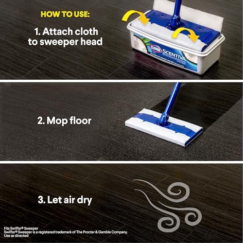 Clorox Scentiva disinfecting wet mop pad